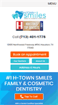 Mobile Screenshot of htownsmiles.com